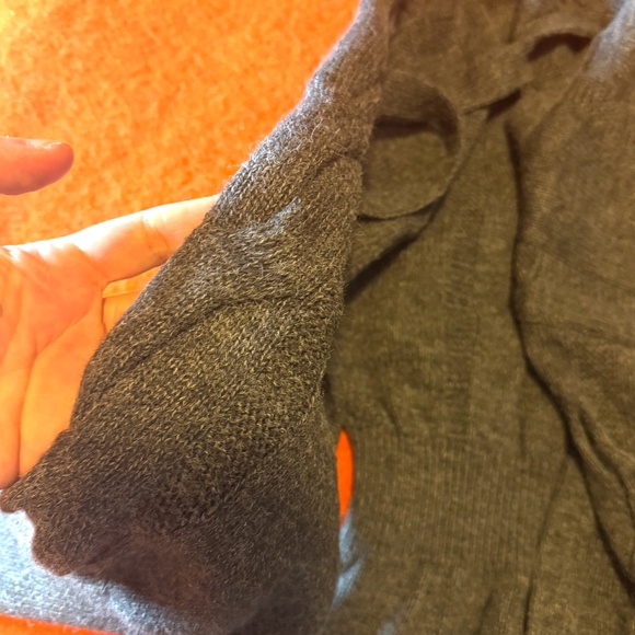 Zara gray cable knit long sleeve soft dress NWOT - Picture 10 of 13